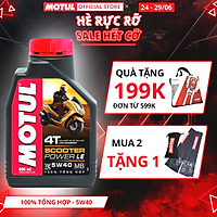 Dầu nhớt xe tay ga MOTUL SCOOTER POWER LE 4T 5W40