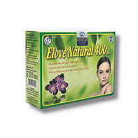 Elove Natural 400 - Hỗ trợ chống oxy hóa, Hạn chế lão hóa da, Giúp làm đẹp da, Giảm nếp nhăn, thâm nám, sẹo, mụn trứng cá (Hộp 30 viên)
