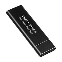 M.2 NVMe/SATA Dual Protocol Mobile Hard Disk Case USB3.1 Type-C External SSD Enclosure Aluminum Alloy Shell(only Shell)