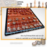 Bộ cờ tướng gỗ Hương cao cấp kèm quân cờ gỗ 2 mặt