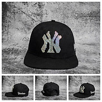 Mũ Snapback Mũ lưỡi trai Thời Trang G u c i ny đính đá cao cấp 2021