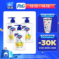 Combo 3 Nước Rửa Tay SAFEGUARD Hương Chanh 450ml