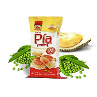300g Bánh pía N đậu xanh SẦU RIÊNG CHÍN, 1 bánh có 1/4 TRỨNG MUỐI, 1 TÚI có 4 BÁNH nhỏ, thơm SẦU RIÊNG tươi – mát ĐẬU XANH – NGỌT VỪA
