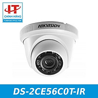 Camera Kim Loại HD-TVI Dome hồng ngoại 1.0 Megapixel HIKVISION DS-2CE56C0T-IR - Hàng Chính Hãng