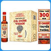 Nước mắm nhỉ cá cơm than Làng Chài Xưa 525ml (01 chai) sánh đặc thịt cá 300 năm truyền thống