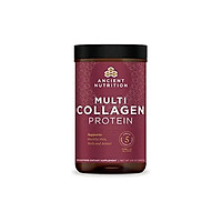 Ancient Nutrition Multi Collagen Protein Powder - Pure, Formulated by Dr. Josh Axe, 5 Types of Food Sourced Collagen Peptides, Supports Joints, Skin and Nails, Made Without Gluten & Dairy, 16.2 oz
