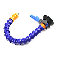 3 Inch Pump Suction Cup Flexible Air Pump Car Dent Repair Extractor Car Tooth Repair Suction Tool (Straight type blue