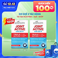 Combo 2 Hộp Viên Sụn Khớp Goodhealth Joint Active - Với UC2 Tái Tạo Và Duy Trì Sụn Khớp - Giúp Khớp Khỏe Dễ Dáng Vận Động – 100% Chính Hãng Từ New Zealand