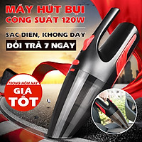 Máy Hút Bụi Ô Tô Cầm Tay Mini Không Dây 120W Sử Dụng Đa Năng Trong Nhà Trên Xe Hơi