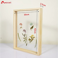 Khung ảnh để bàn học, khung hình để bàn làm việc, kệ tủ gỗ thông phong cách mới thiết kê Hàn Quốc trang trí nội thất độc đáo KA-025
