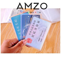 Túi đựng thẻ căn cước công dân, bằng lái xe, ATM, Card visit, CMND (trong suốt) AMZO