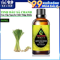Tinh dầu Sả Chanh Thiên Nhiên Cao Cấp 50ML (Lemongrass) - Tinh dầu Sả Chanh Nguyên Chất TIDAMO Giúp Bảo Vệ Sức Khỏe, Kháng Khuẩn, Đuổi Muỗi Và Thư Giãn Tinh Thần