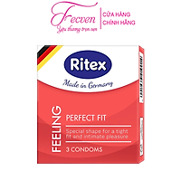 Bao Cao Su Ritex Feeling Fit Ôm Sát Tăng Hưng Phấn, Hộp 3 Chiếc Đức