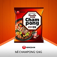Mì gói Nongshim Champong 124g - Vị mực - Hàn Quốc
