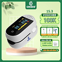 Máy đo nồng độ Oxy máu, nhịp tim SPO2 Chido - Công Nghệ Nhật Bản