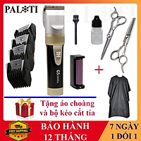 Tông đơ cắt tóc gia đình 2 Pin- Pin 200 phút Kato G5 TẶNG Kéo + Áo Choàng Cắt Tóc - Tăng đơ Nhật Bản - LT Store Mall