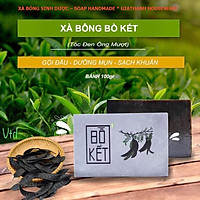 Combo 2 xà bông Sinh Dược và khay dĩa để xà bông thiên nhiên bằng tre, bộ đôi hoàn hảo cho xà bông handmade, decor nhà bạn theo phong cách tự nhiên Gift set Natural handmade soap and bamboo soap dishes