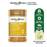Viên uống sữa ong chúa đẹp da làm chậm lão hóa Healthy Care Royal Jelly 365 viên