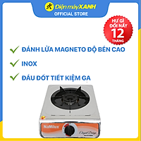 Bếp Gas Đơn NaMilux NH-260ASM - Bạc Inox - Hàng chính hãng