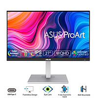 Màn Hình Thiết Kế Đồ Họa Chuyên Nghiệp ASUS ProArt PA278CV 27 inch WQHD (2560x 1440) 5ms 75 Hz IPS/ 100% sRGB, 100% Rec. 709, Độ chính xác màu ΔE <2 - Hàng Chính Hãng