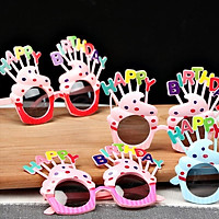 Kính mắt happy birthday vui nhộn , trang trí tiệc sinh nhật