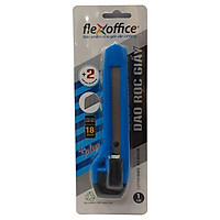 Dao Rọc Giấy FO-KN02B 18mm - Màu Xanh