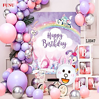 Sét Bong Bóng Trang Trí Sinh Nhật FUNU Nhiều Mẫu Kèm Bơm Tay- Hàng Chính Hãng
