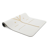 Thảm tập yoga định tuyến PU Liforme White Magic 4.2 mm (Kèm túi, hộp, dung dịch vệ sinh thảm yoga 50ml)