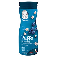 Bánh Ăn Dặm GERBER PUFFS Vị Việt Quất (Hộp 42g)