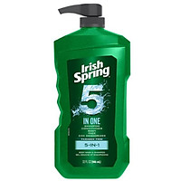 Sữa tắm gội toàn thân cho nam Irish Spring 5in1 946ml