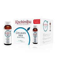Nước uống Kinohimitsu Collagen Men làm đẹp da (Hộp 16 chai x 50 ml)