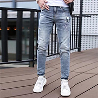 QUẦN JEAN NAM CHẤT BÒ CO GIÃN MẪU MỚI SIÊU HOT PHONG CÁCH, CÁ TÍNH MẪU MỚI THỜI TRANG CAO CẤP TG004