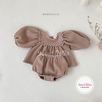 Set bộ cho bé gái nữ tính Bebeholic Course T&B made in Korea