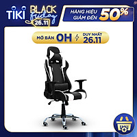 BG Ghế chơi game cao cấp biệt đặc dành cho các game thủ Mẫu E01 (White/Black) (hàng nhập khẩu)