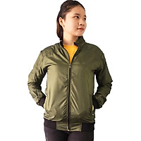 Áo khoác gió nữ cách nhiệt GOKING, ngoài vải dù, trong lót vải cào chống nóng và giữ ấm cơ thể