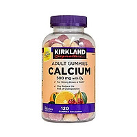 Kirkland Signature Chewable Calcium with Vitamin D3 Adult Gummies