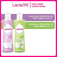 Bộ Dung Dịch Vệ Sinh Phụ Nữ Lactacyd Soft & Silky Dưỡng Ẩm 250ml + Odor Fresh Ngăn Mùi 24H 250ml