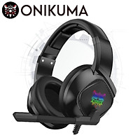 Tai nghe chụp tai ONIKUMA K19 RGB có micro âm thanh siêu trầm tiện dụng - Hàng chính hãng
