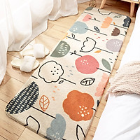 Thảm trải sàn phòng ngủ, thảm phòng khách cao cấp sợi cotton siêu êm, thảm trang trí decor phòng - Hàng chính hãng