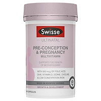 Vitamin tổng hợp cho mẹ bầu Swisse Ultinatal Pre Conception & Pregnancy 180 Capsules