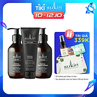 Bộ Dưỡng Da Toàn Diện Cho Nam 1 Sữa Rửa Mặt For Men Cleanser 225ML & 1 Kem Dưỡng For Men Moisturiser 225ML & 1 Kem Tẩy Tế Bào Chết For Men Facial Scrub 125ML