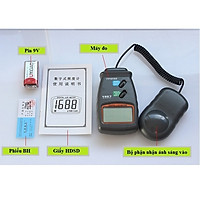 Máy cảm biến kiểm tra cường độ ánh sáng trong môi trường độ chính xác cao Lx1010B (Tặng đèn pin bóp tay mini-giao màu ngẫu nhiên)