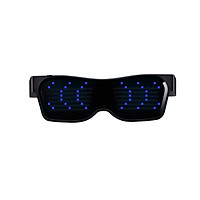 Magic Bluetooth Led Party Glasses APP Control Luminous Glasses EMD DJ Electric Syllables Party Eye Glasses