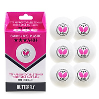 Hộp 6 Bóng Bàn Chuyên Nghiệp Butterfly (Three-star)
