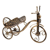 Vintage Metal Vehicle Red Wine Rack Champagne Bottle Holder Storage Shelf