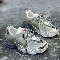 Giày Sneaker Tăng Chiều Cao Nữ Phối Màu - A07