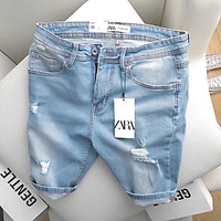 QUẦN SHORT JEAN NAM CHẤT BÒ CO GIÃN MẪU MỚI SIÊU HOT THỜI TRANG CAO CẤP AQ035