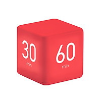 Cubic Timer Time Management Students Learning Timer LED Display Simple Operation 15/20/30/60 minutes Countdown Reminder