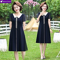 #J632 VÁY 2 MÀU ĐƠN GIẢN SANG TRỌNG CHẤT LIỆU VOAN TUYẾT HÀNG LOẠI 1 VÁY CO CÁC MẸ MẶC NHÀ ĐI CHƠI SALE LỚN 2021