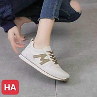 GIÀY THỂ THAO DA MỊN CHỮ M ĐẾ CAO - 2P